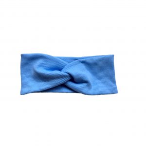 Niebieska opaska twist